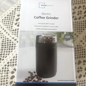 Coffee grinder, used once